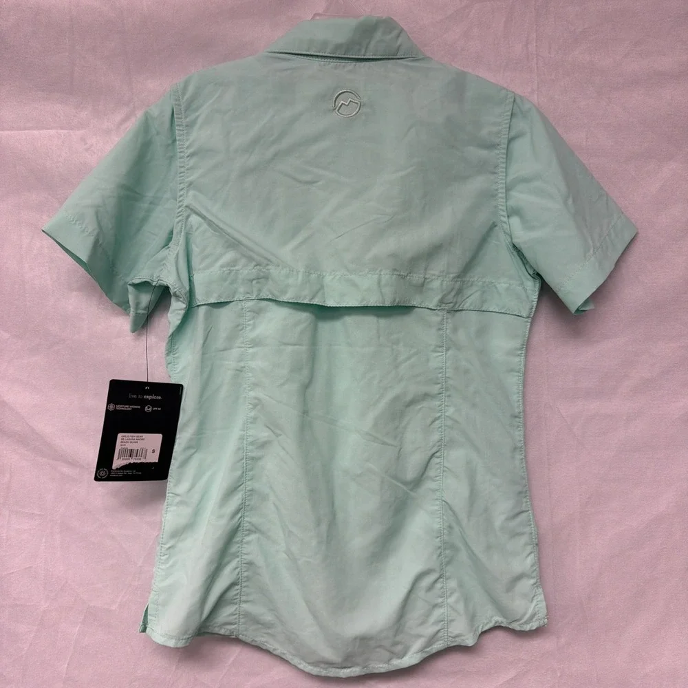 Magellan Outdoors Girls‎ Fish Gear SS Laguna Madre Beach Glass Size Small 7